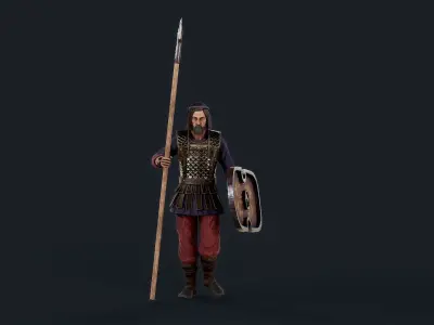 PERSIAN 2 Low-poly 3D model