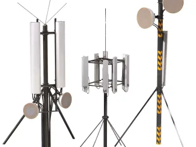 Radio Antenna 3D model