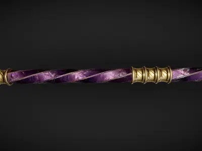 Medieval WarHammer Low-poly 3D model