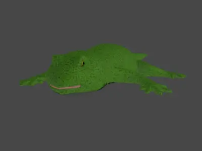 LowPoly Lizard Low-poly 3D model