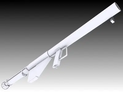 M1A1 Bazooka 3D model