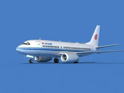 Boeing 737 MAX 7 Air China 3D model