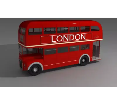 London Bus 3D model buy