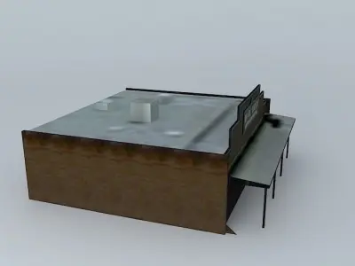 Victorville Rustic Tavern Wild West Style Low-poly 3D model