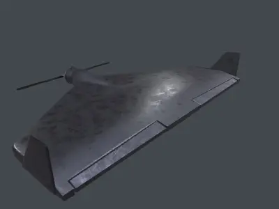Dron low poly 3d model Free low-poly 3D model