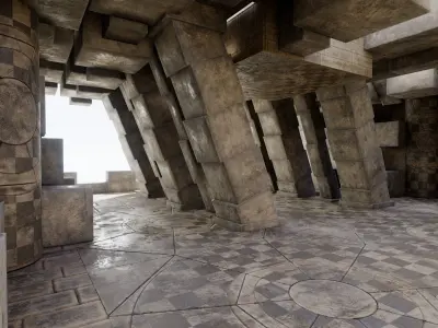 Medieval wall and ground Package - PBR Texture