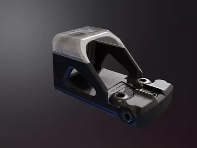 OMSx RedDot Sight Low-poly 3D model