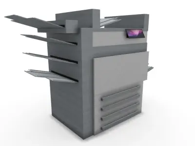 Copy Machine SHC Quick Office LM Low-poly 3D model