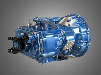 Heavy Duty Truck Transmission 3D model