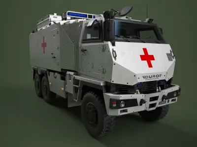Mowag Durro III Ambulance 3D model