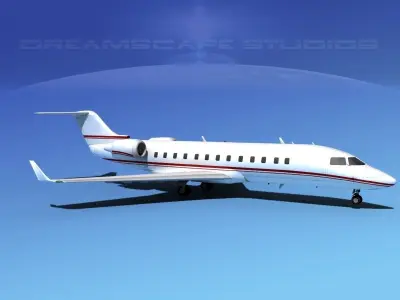 Bombardier Challenger 850 V11 3D model