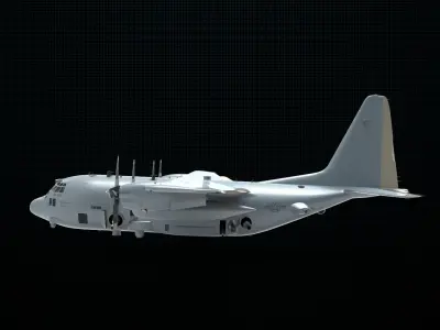 Lockheed C-130 Hercules 3D model