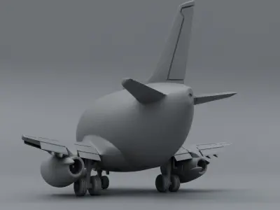Boeing 737 - 200 3D print model