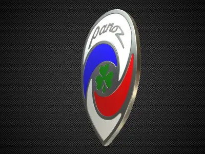 panoz logo 3D model