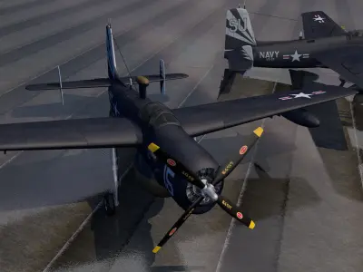 Grumman AF Guardian 3D model