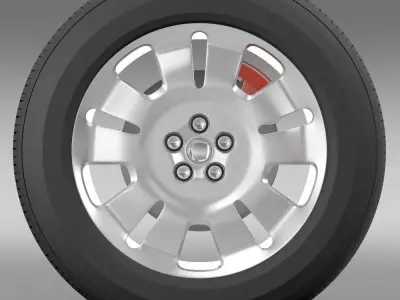 Fiat Doblo Work wheel 2015 3D model