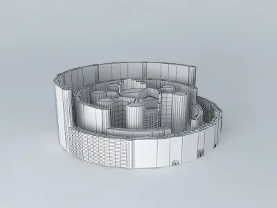 Palace spiral 3D model