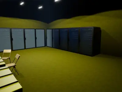 MILITARY COMMUNICATION ROOM 3D model