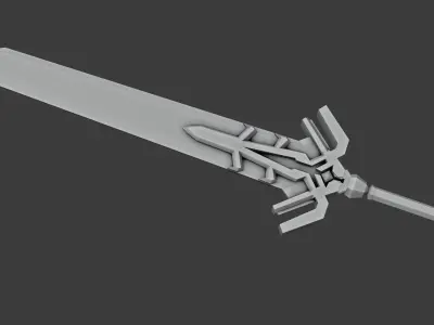 Magiks Soulsword Game-Ready 3D Asset Inspired by Marvel Rivals 3D model
