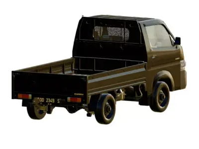 Suzuki Carry - 3D Printable STL Model - Mini Truck 3D print model