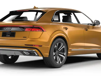 Audi Q8 2023 3D model
