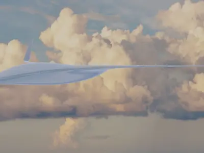 BWB Gleich Drone 3D model