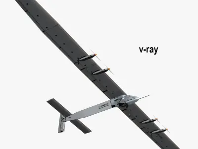Solar Impulse-II 3D model