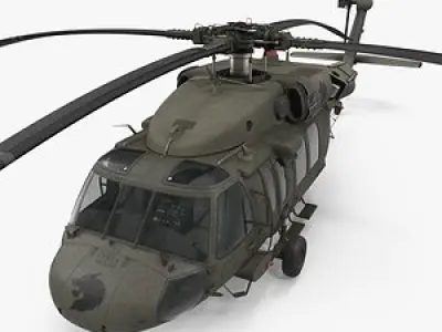 Sikorsky UH-60 Black Hawk US Military Utility Helicopter