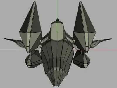Star Fox Arwing Layo 3D model
