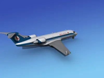 Canadair CRJ200 Belavia 3D model