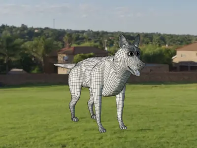 Wrigley the Dog Model 3D model