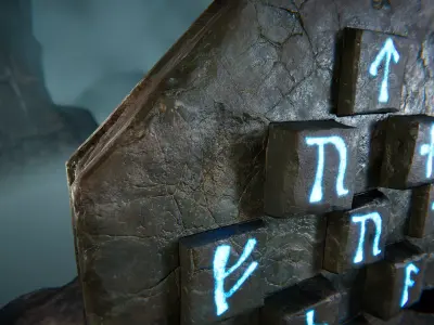 Ancient Artifact 10 Low-poly 3D model