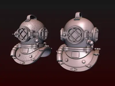 Diving Helmet 3D print model
