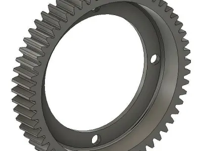 Gear Wheel - 56 teeth 3D model