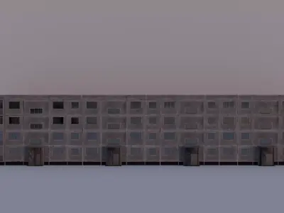 Panel House Free 3D model