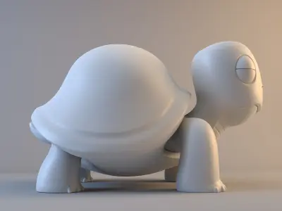 Cartoon Turtle 3D model