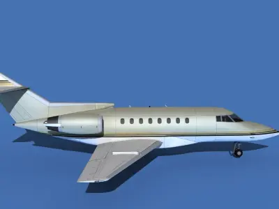 Hawker Siddley 1000 V03 3D model