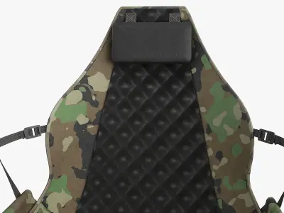 Hammock Camping Chair Low-poly 3D model