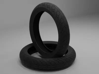 Tire MOTO DS4 3D model