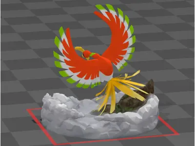 Ho-oh Free 3D model
