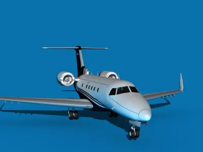 Embraer Praetor 500 V04 3D model