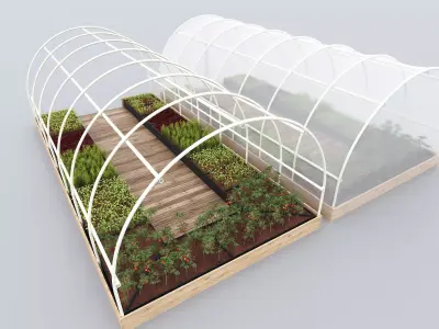 Greenhouse Free 3D model purchase