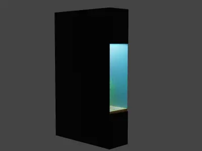 Big Fish Tank Free 3D model
