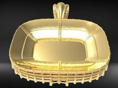 Stadium Pendant 3D print model