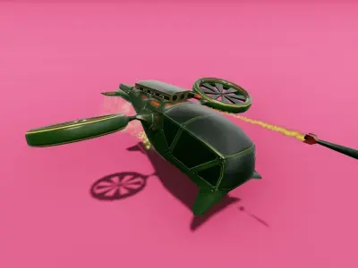 Low Poly Aircraft Pack Low-poly 3D model