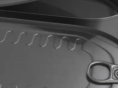 Tin Can v5 Low-poly 3D model