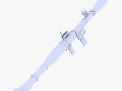 RPG 7 Launcher Low-poly 3D model purchase