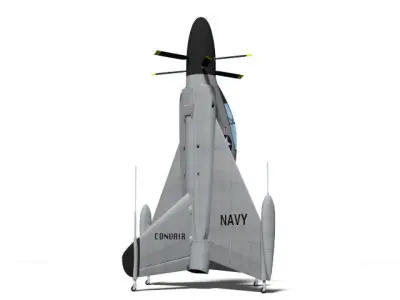 Convair XFY-1 POGO 3D model