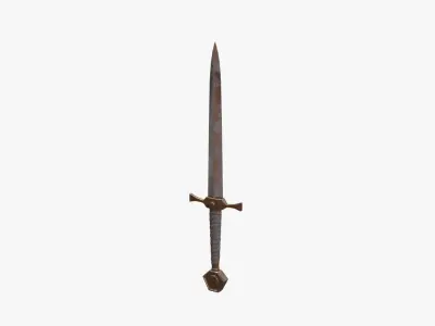 Sword 01 Low-poly 3D model get