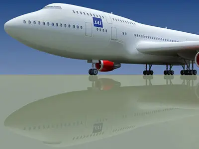 Scandinavian Airlines SAS Boeing 3D model